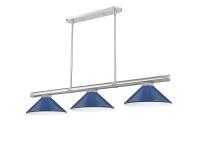 Three Light Billiard by Z-Lite - Vanguard Collection, Brushed Nickel Finish - 3050-3BN-MNB
