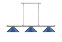 Three Light Billiard by Z-Lite - Vanguard Collection, Brushed Nickel Finish - 3050-3BN-MNB