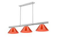 Three Light Billiard by Z-Lite - Vanguard Collection, Brushed Nickel Finish - 3050-3BN-PRD