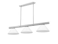 Three Light Billiard by Z-Lite - Vanguard Collection, Brushed Nickel Finish - 3050-3BN-PWH