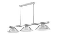 Three Light Billiard by Z-Lite - Vanguard Collection, Brushed Nickel Finish - 3050-3BN-SBN