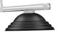 Three Light Billiard by Z-Lite - Vanguard Collection, Brushed Nickel Finish - 3050-3BN-SMB