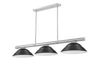 Three Light Billiard by Z-Lite - Vanguard Collection, Brushed Nickel Finish - 3050-3BN-SMB