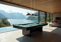 Three Light Billiard by Z-Lite - Vanguard Collection, Brushed Nickel Finish - 3050-3BN-SMB