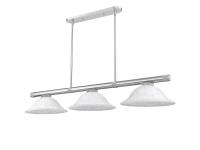 Three Light Billiard by Z-Lite - Vanguard Collection, Brushed Nickel Finish - 3050-3BN-WM16