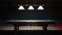 Three Light Billiard by Z-Lite - Vanguard Collection, Matte Black + Rubbed Brass Finish - 3050-3MB-RB-AWL14