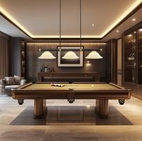 Three Light Billiard by Z-Lite - Vanguard Collection, Matte Black + Rubbed Brass Finish - 3050-3MB-RB-GM16