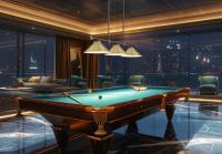 Three Light Billiard by Z-Lite - Vanguard Collection, Matte Black + Rubbed Brass Finish - 3050-3MB-RB-HBR15