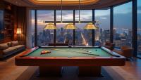 Three Light Billiard by Z-Lite - Vanguard Collection, Matte Black + Rubbed Brass Finish - 3050-3MB-RB-SRB