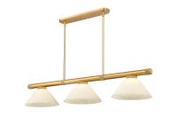 Three Light Billiard by Z-Lite - Vanguard Collection, Rubbed Brass Finish - 3050-3RB-AGM14
