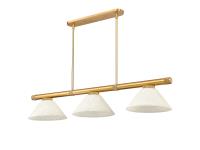 Three Light Billiard by Z-Lite - Vanguard Collection, Rubbed Brass Finish - 3050-3RB-AGM14