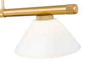 Three Light Billiard by Z-Lite - Vanguard Collection, Rubbed Brass Finish - 3050-3RB-AMO14