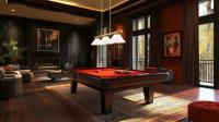 Three Light Billiard by Z-Lite - Vanguard Collection, Rubbed Brass Finish - 3050-3RB-AMO14