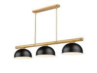 Three Light Billiard by Z-Lite - Vanguard Collection, Rubbed Brass Finish - 3050-3RB-D13MB