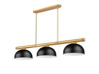 Three Light Billiard by Z-Lite - Vanguard Collection, Rubbed Brass Finish - 3050-3RB-D13MB
