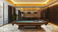 Three Light Billiard by Z-Lite - Vanguard Collection, Rubbed Brass Finish - 3050-3RB-D13MB