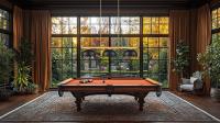 Three Light Billiard by Z-Lite - Vanguard Collection, Rubbed Brass Finish - 3050-3RB-D13MB