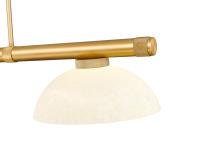 Three Light Billiard by Z-Lite - Vanguard Collection, Rubbed Brass Finish - 3050-3RB-DGM14