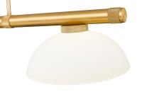 Three Light Billiard by Z-Lite - Vanguard Collection, Rubbed Brass Finish - 3050-3RB-DMO14