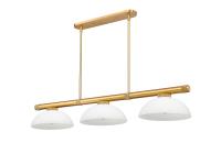 Three Light Billiard by Z-Lite - Vanguard Collection, Rubbed Brass Finish - 3050-3RB-DMO14