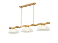 Three Light Billiard by Z-Lite - Vanguard Collection, Rubbed Brass Finish - 3050-3RB-DWL14