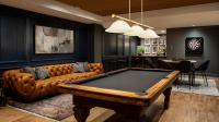 Three Light Billiard by Z-Lite - Vanguard Collection, Rubbed Brass Finish - 3050-3RB-GM16