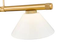 Three Light Billiard by Z-Lite - Vanguard Collection, Rubbed Brass Finish - 3050-3RB-PWH