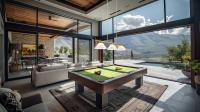 Three Light Billiard by Z-Lite - Vanguard Collection, Rubbed Brass Finish - 3050-3RB-PWH