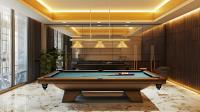 Three Light Billiard by Z-Lite - Vanguard Collection, Rubbed Brass Finish - 3050-3RB-RB15