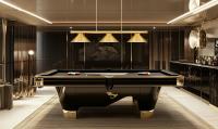 Three Light Billiard by Z-Lite - Vanguard Collection, Rubbed Brass Finish - 3050-3RB-RB15