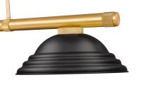 Three Light Billiard by Z-Lite - Vanguard Collection, Rubbed Brass Finish - 3050-3RB-SMB
