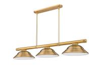 Three Light Billiard by Z-Lite - Vanguard Collection, Rubbed Brass Finish - 3050-3RB-SRB
