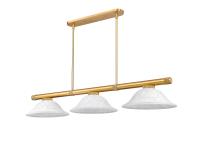 Three Light Billiard by Z-Lite - Vanguard Collection, Rubbed Brass Finish - 3050-3RB-WM16