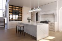 Three Light Linear Chandelier by Z-Lite - Lunelle Collection, Brushed Nickel Finish - 3051P12-3L-BN