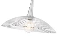 One Light Pendant by Z-Lite - Lunelle Collection, Brushed Nickel Finish - 3051P18-BN