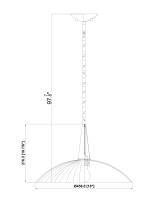 One Light Pendant by Z-Lite - Lunelle Collection, Modern Gold Finish - 3051P18-MGLD
