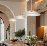 One Light Pendant by Z-Lite - Lunelle Collection, Modern Gold Finish - 3051P18-MGLD