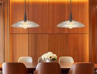 One Light Pendant by Z-Lite - Lunelle Collection, Matte Black Finish - 3051P24-MB