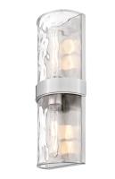 Two Light Wall Sconce by Z-Lite - Meridian Collection, Brushed Nickel Finish - 3053-2SL-BN