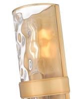 Two Light Wall Sconce by Z-Lite - Meridian Collection, Rubbed Brass Finish - 3053-2SL-RB