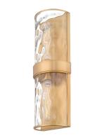 Two Light Wall Sconce by Z-Lite - Meridian Collection, Rubbed Brass Finish - 3053-2SL-RB