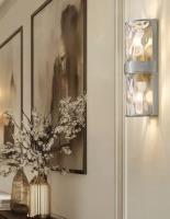 Two Light Wall Sconce by Z-Lite - Meridian Collection, Brushed Nickel Finish - 3053-2SS-BN