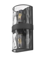 Two Light Wall Sconce by Z-Lite - Meridian Collection, Matte Black Finish - 3053-2SS-MB