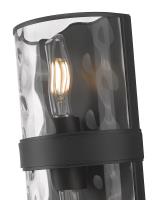 Two Light Wall Sconce by Z-Lite - Meridian Collection, Matte Black Finish - 3053-2SS-MB