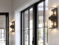 Two Light Wall Sconce by Z-Lite - Meridian Collection, Matte Black Finish - 3053-2SS-MB