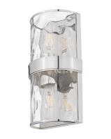 Two Light Wall Sconce by Z-Lite - Meridian Collection, Polished Nickel Finish - 3053-2SS-PN
