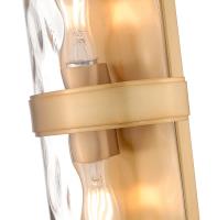 Two Light Wall Sconce by Z-Lite - Meridian Collection, Rubbed Brass Finish - 3053-2SS-RB