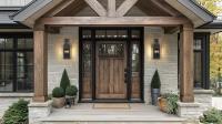Two Light Outdoor Wall Mount by Z-Lite - Toulouse Collection, Sand Black Finish - 5030M-BK