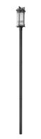 Two Light Outdoor Post Mount by Z-Lite - Fortis Collection, Sand Black Finish - 5031PHBR-5009P120-BK