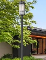 Two Light Outdoor Post Mount by Z-Lite - Fortis Collection, Sand Black Finish - 5031PHBR-5009P120-BK